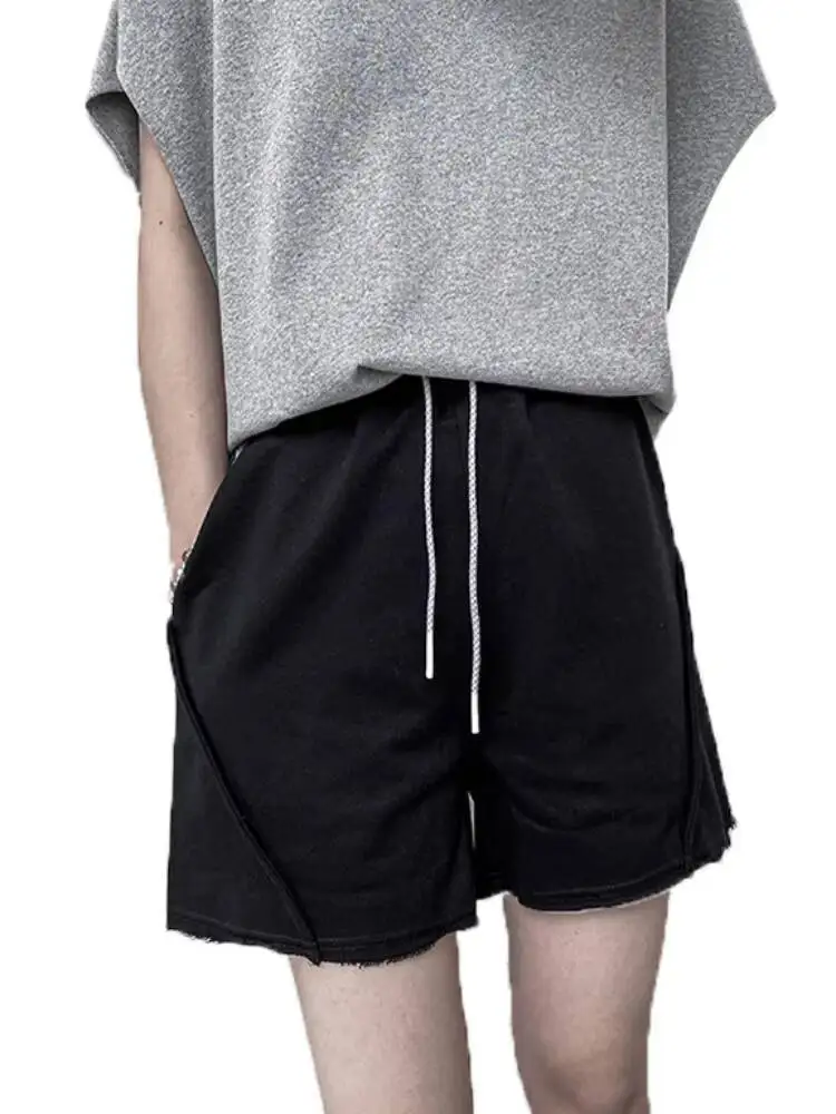 ผู้หญิงกีฬากางเกงขาสั้นกางเกงขาสั้นฤดูร้อนใหม่คลาสสิกง่ายๆสบายๆแฟชั่น Trend ขนาดใหญ่ขนาด5นาทีกางเกง