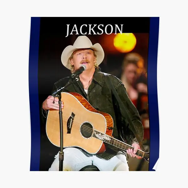 Alan Jackson  Poster Mural Vintage Painting Picture Modern Decoration Home Funny Decor Wall Print Room Art No Frame