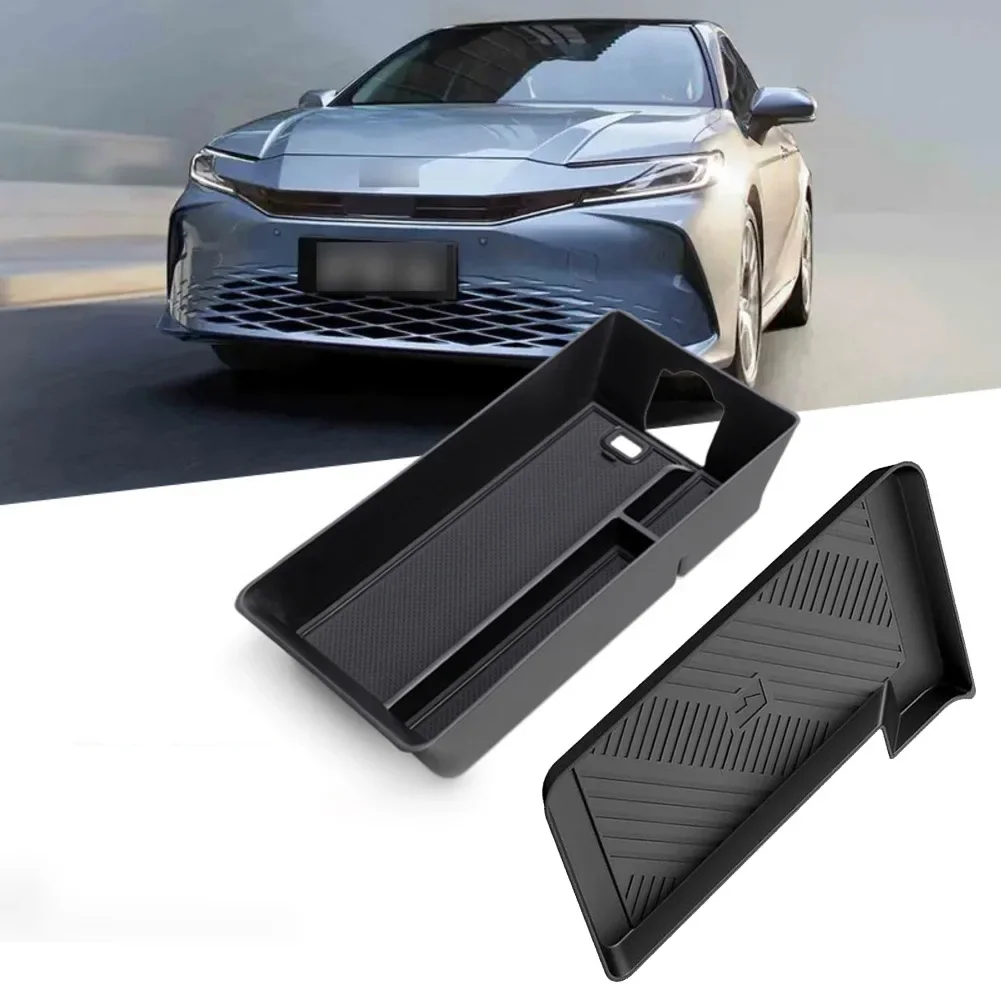 

2 шт. для Toyota Camry 25-26 центральный подлокотник ящик для хранения органайзер беспроводной зарядный коврик аксессуары для интерьера