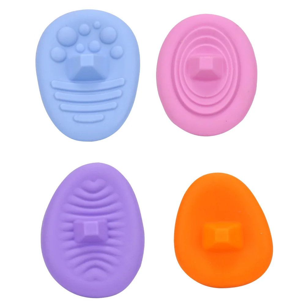 Siliconen Rubber Getextureerde Steen Mini Fidget Zintuiglijke Speelgoed Knijp Massage EDC Stress Relief Speelgoed Antistress Voor Kinderen