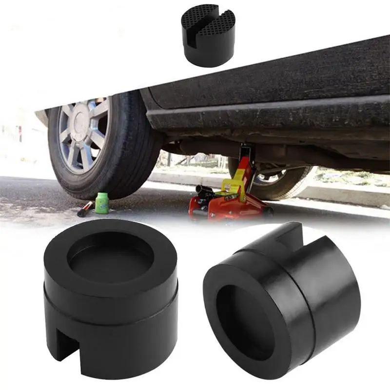 Jack Stand With Rubber Support Block Booster Pad Universal Frame Rail Protector Jack Floor Pad For Keep Pinch Weld Paint Metal