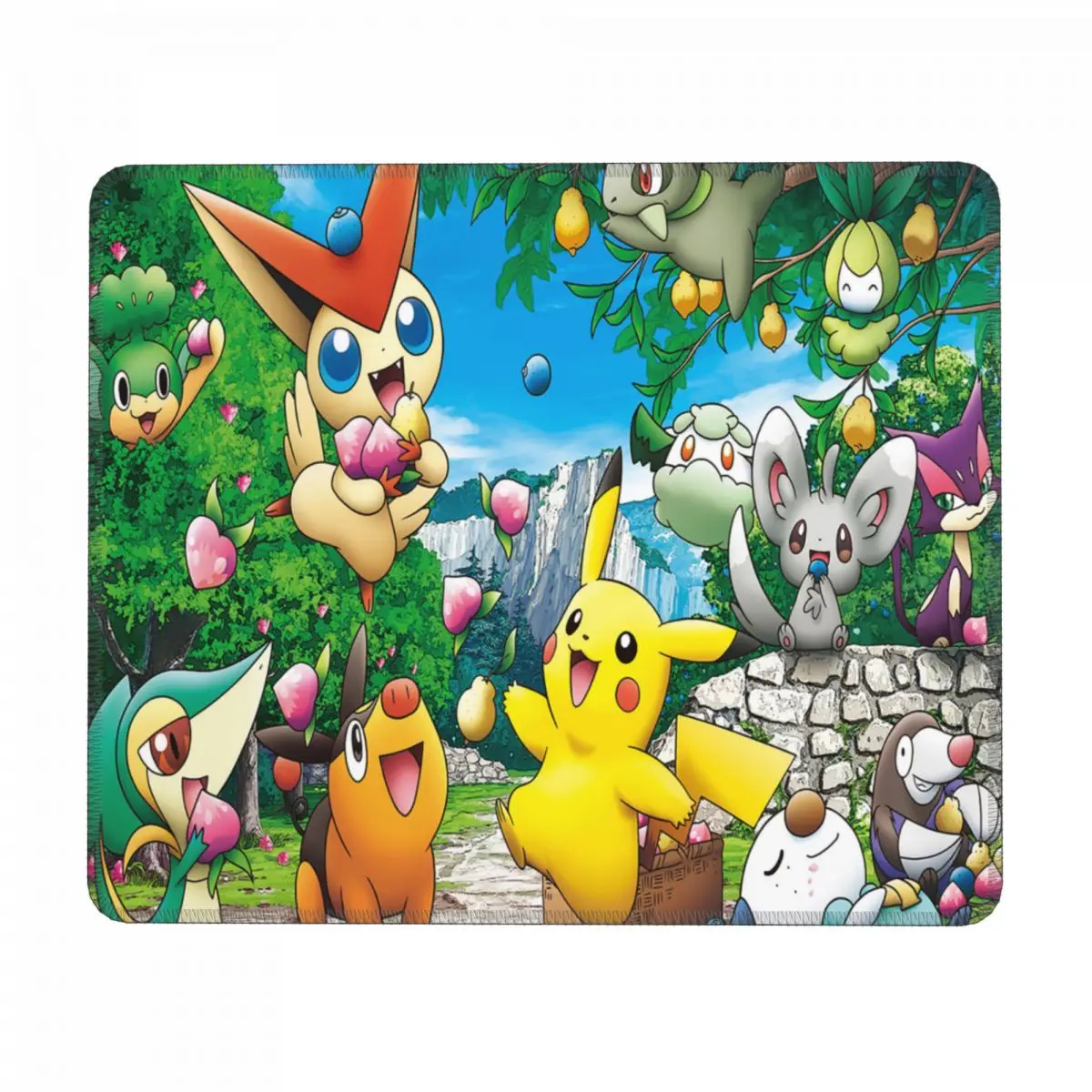 Pikachu Mousepad Office Rug Kawaii Gengar Carpet Pokemon Mouse Pad Small Computer Desk Mat Gaming Accessories Keyboard Mouse Mat