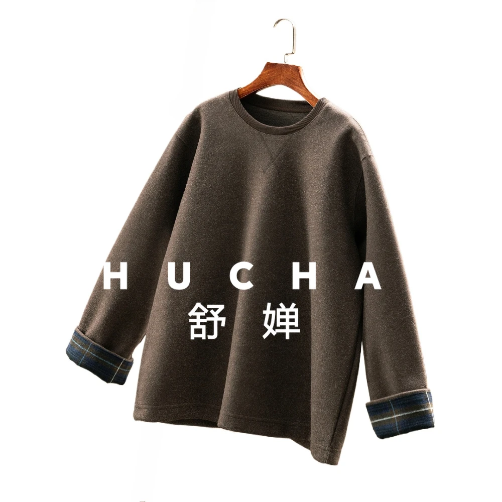 

Зимний толстый свитер женский 42I5 уличная женская свободная теплая зимняя одежда женская