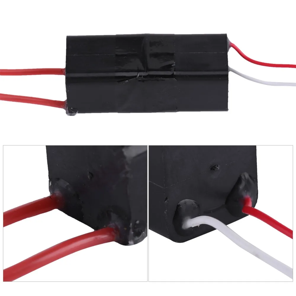 3.6V/4.8V DC High Voltage Generator 40kV-50kV AC 1800mA Pulse Igniter Coil Module 50*20*18mm High Voltage Arc Module