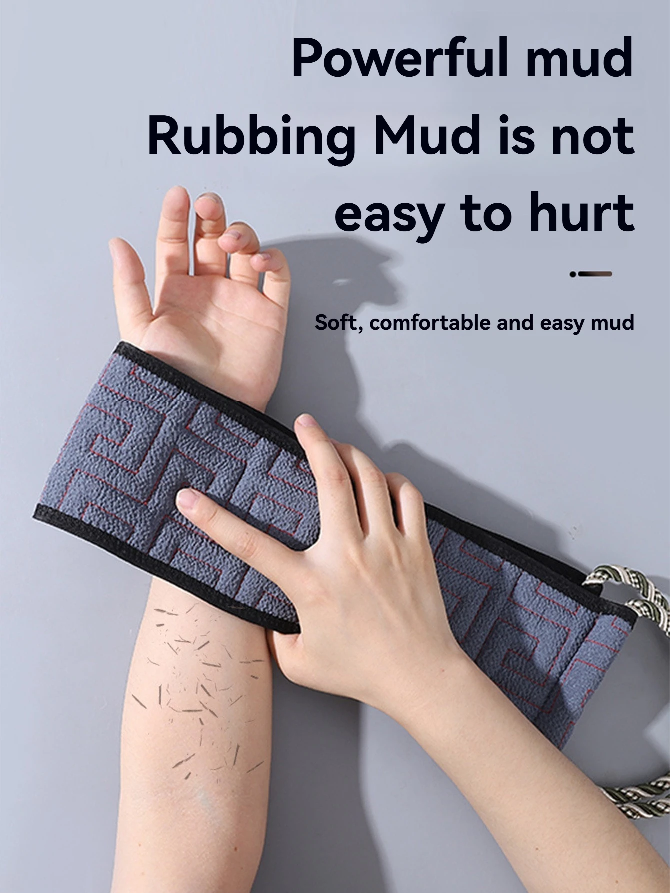 منشفة تنظيف الحمام منقوشة بالبرونز