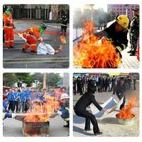 1M X 1M Emergency Fiberglass Fire Blanket Fire Flame Retardant Emergency Survival Fire Shelter Safety Cover 4
