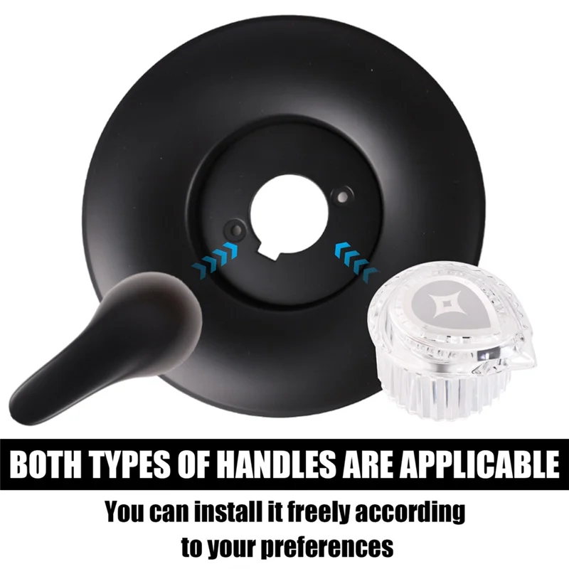 T98C-Black Shower Handle And Valve Kit For Moen Shower Handle Replacement Posi-Temp Valve Replacement