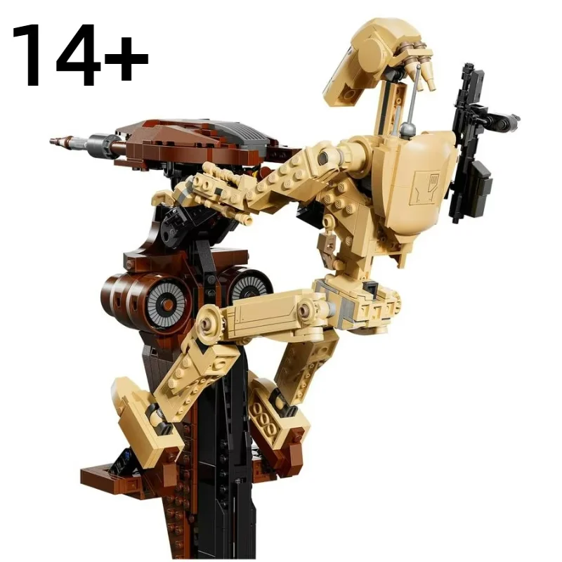 متوفر 1088 قطعة معركة درويد مع STAP 75428 الغريبة روبوت الحروب بنة تجميع نموذج الطوب اللعب عيد ميلاد هدية الكريسماس