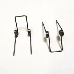 Double torsion spring 1.2 wire diameter 8mm outside D Rotating spring x12