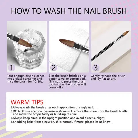 8 best sales नेल ब्रश ऐक्रेलिक - №3