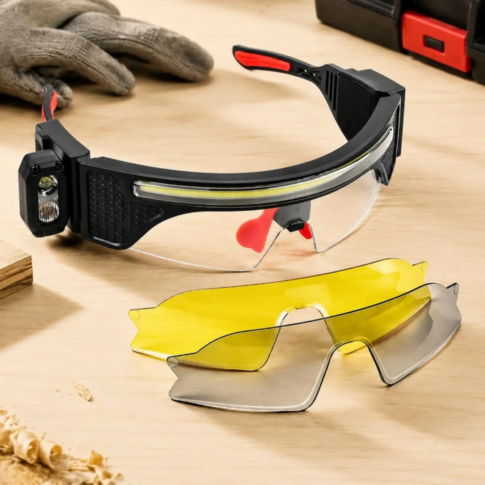 eyeglass-repair-light-led-headlight-rechargeable-sensor-switch-lightweight-frame-for-electronics-repair