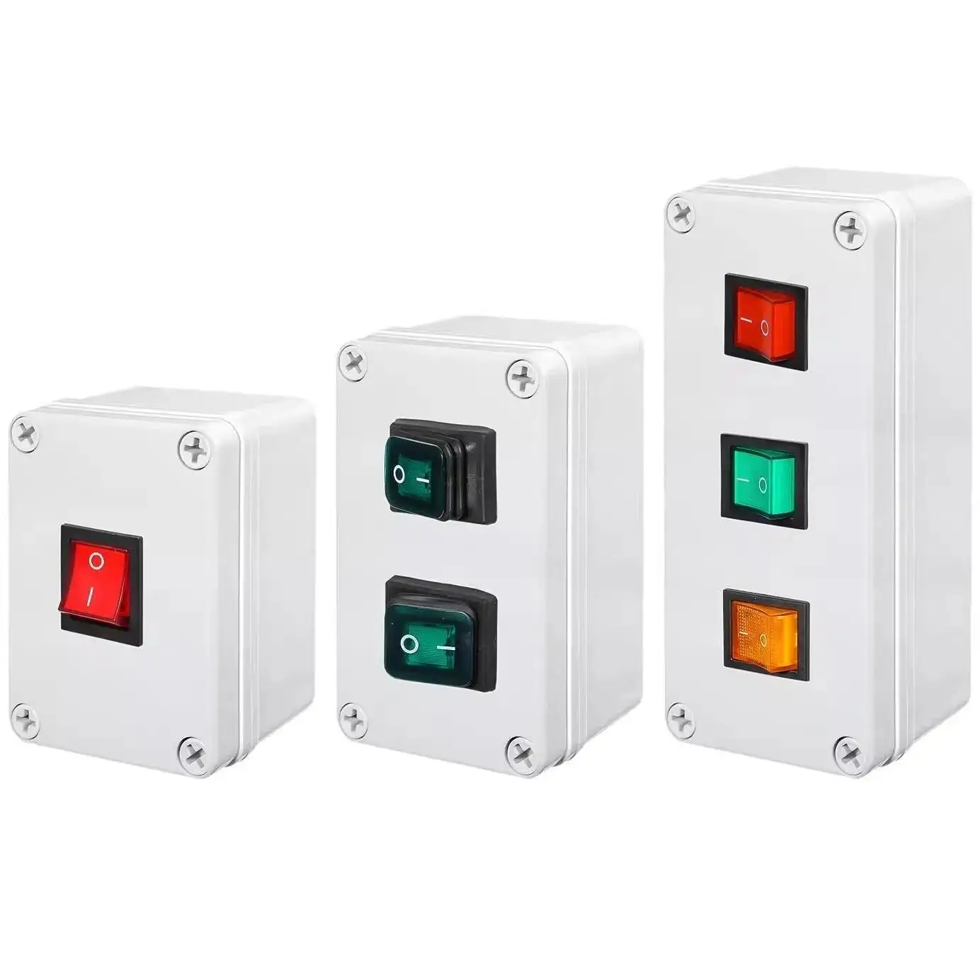 Scatola dei pulsanti dell'interruttore a bilanciere tipo nave KCD4 Installazione leggera e scura 86mm con luce autobloccante impermeabile a due/tre posizioni