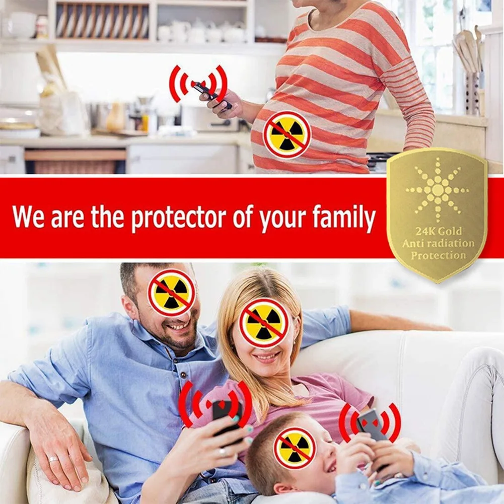 10PCs Anti Radiation Shield Sticker, 5G EMF Protection Cell Phone Sticker,Electric Protection for Phones/iPad/MacBook