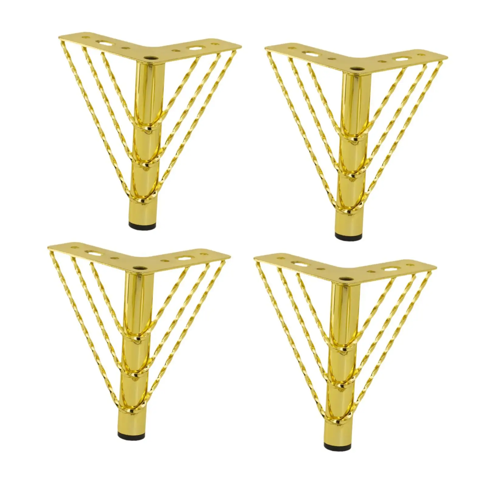 

4 шт., металлические ножки для мебели, ножки для шкафа, современные сверхмощные однотонные металлические ножки для дивана, сменные ножки для дивана «сделай сам», для шкафа