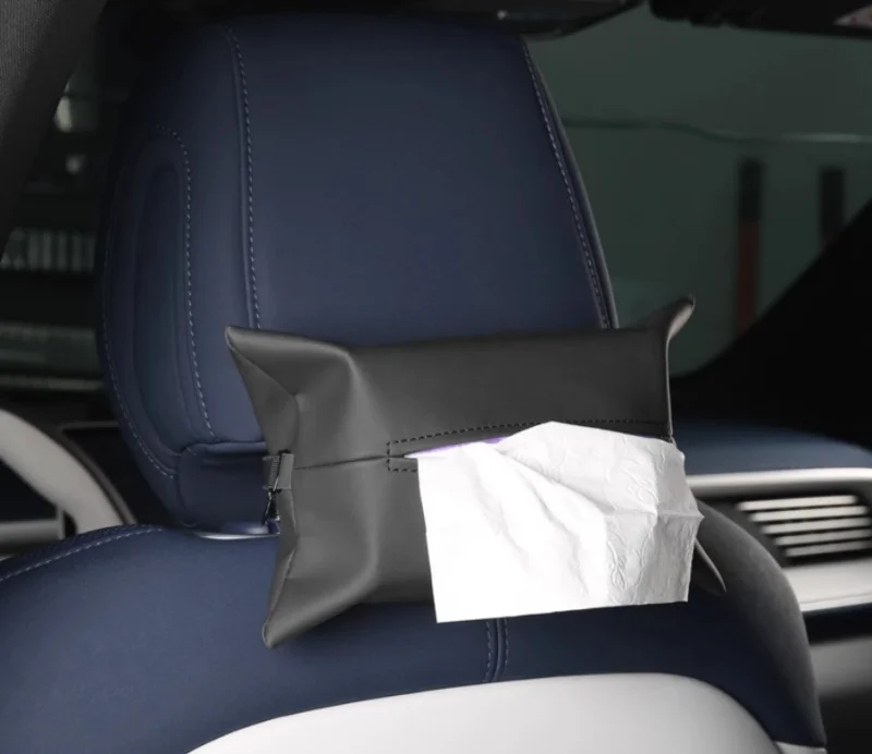 Car Headrest Tissue Bag Fit for Xpeng G6 High Quality Car Multi-function Paper Box Car Modification Interior Accessories