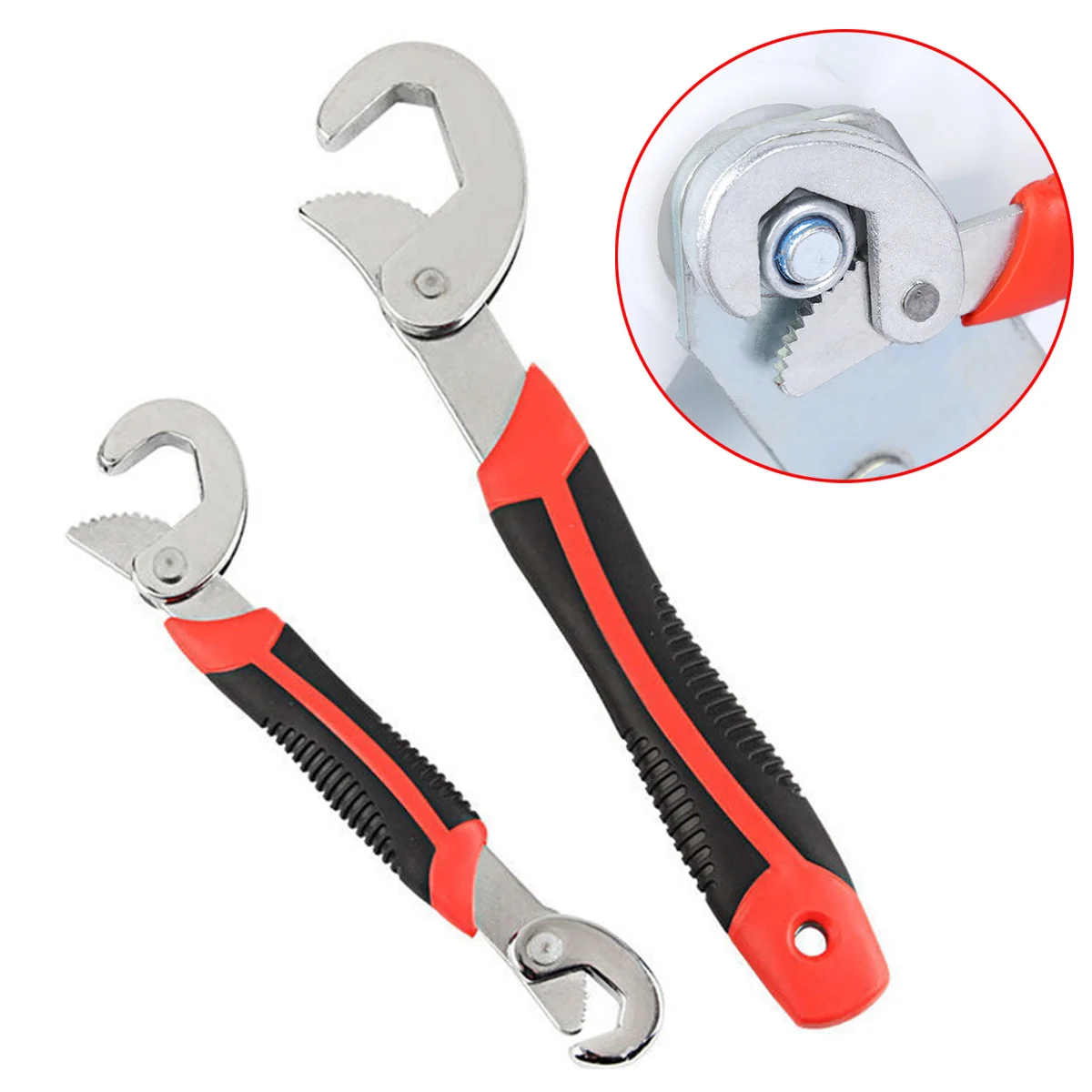 Chave Inglesa Ajustável Non-slip Multi-function Universal Wrench Home Repair Key Hand Tool Multi Purpose Pipe Wrench