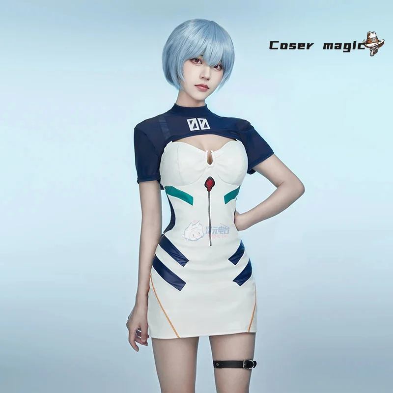Anime EVA Ayanami Rei Cosplay Costume Uniform Halloween Carnival Party Christmas Play Role Clothes Clothing