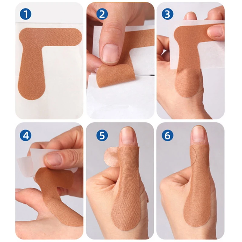 5 Sheets Non-woven Fabric Toe Separator Patches Bunion Hallux Valgus Corrector Thumb Correction Tenosynovitis Treat