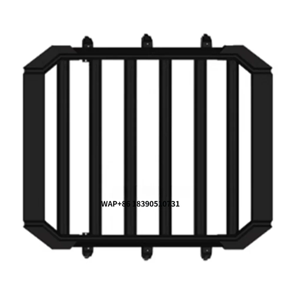 

Black Aluminum Alloy Roof Rack Cargo Basket for Wrangler JL 2018+ Gladiator JT 2020+ JT1024