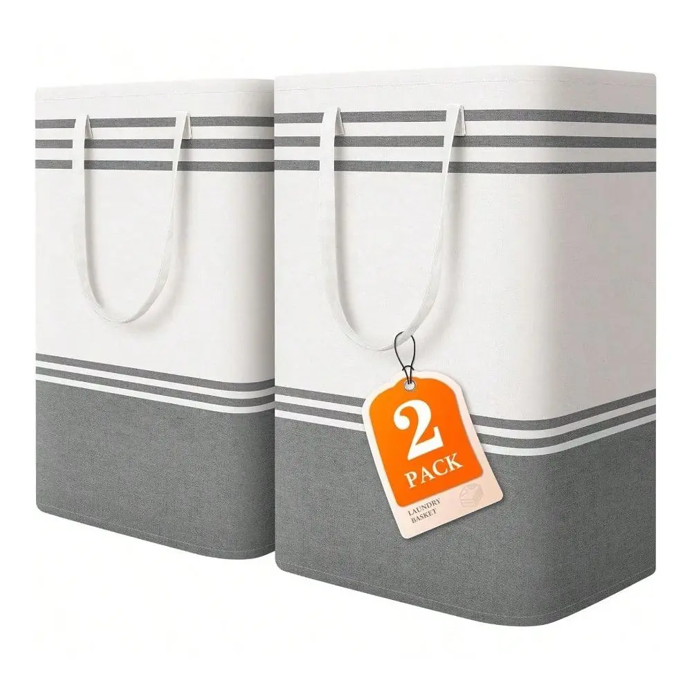 

Laundry Baskets Organization Storage Organization 2 Pack Large Laundry Baske Laundry Hampers Freestanding Of Collapsible Clothes