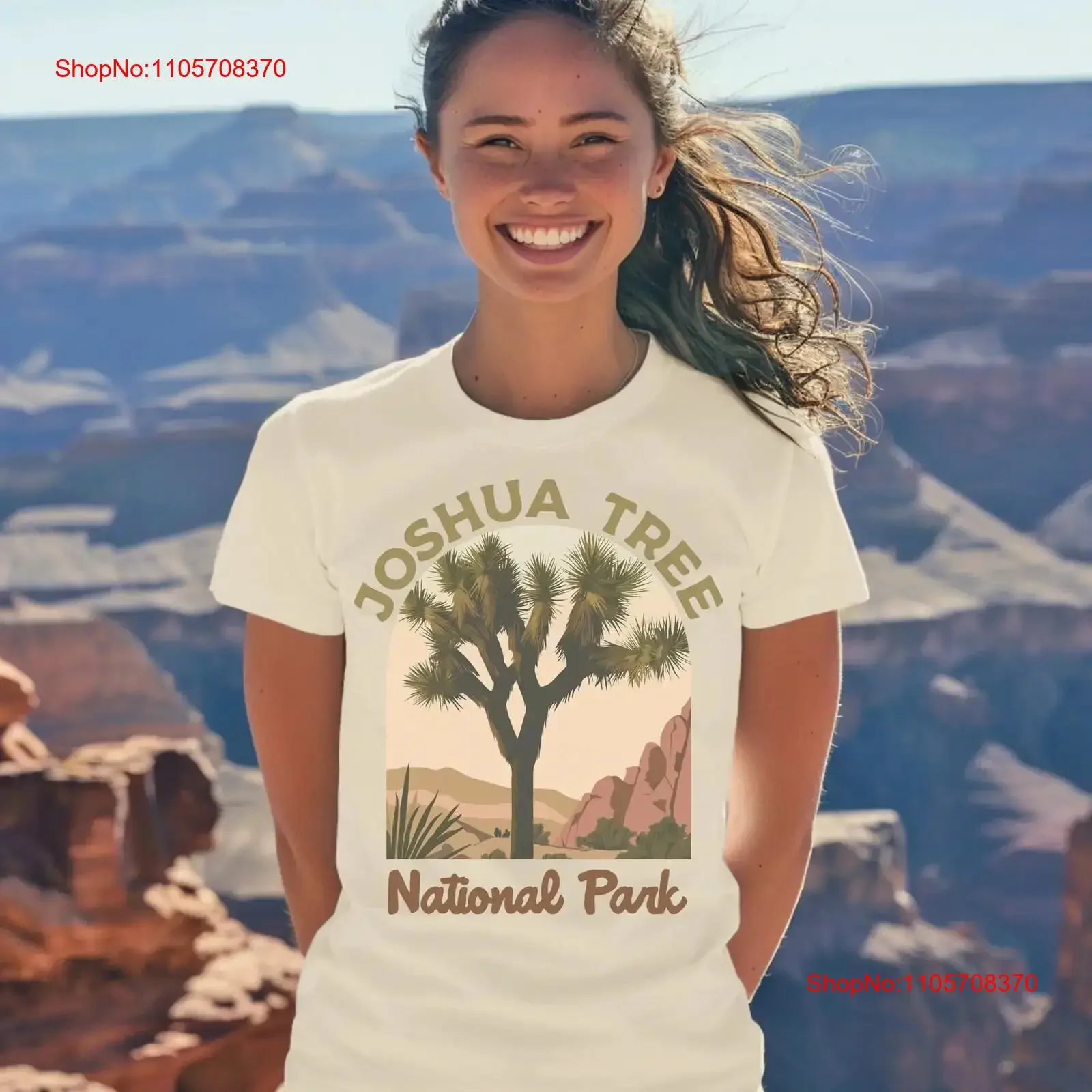 Joshua Tree National Park T Shirt Camping Mountain Outdoor Lover Adventure for Campers Hikers Adventurers vintage Washed
