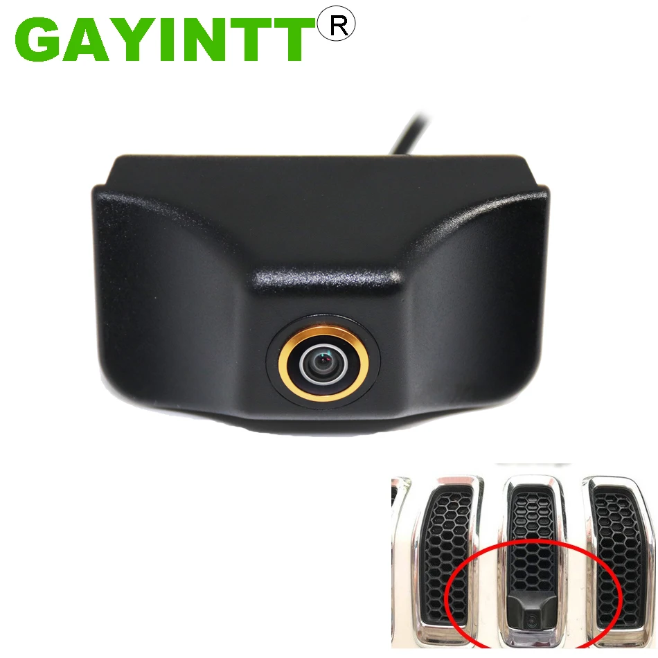 

GAYINTT 170° 720P Night Vision Car Front View Camera for Jeep Fisheye Lens HD Vehicle Parking