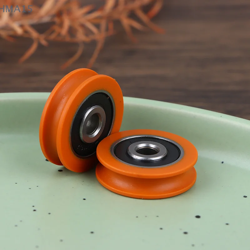 1 Pcs  6*29*8mm U Shaped Groove Wheel Bearing Pulley Rolling Wheel Concave Guide Wheel For Mechanical Pulley Accessories image 2