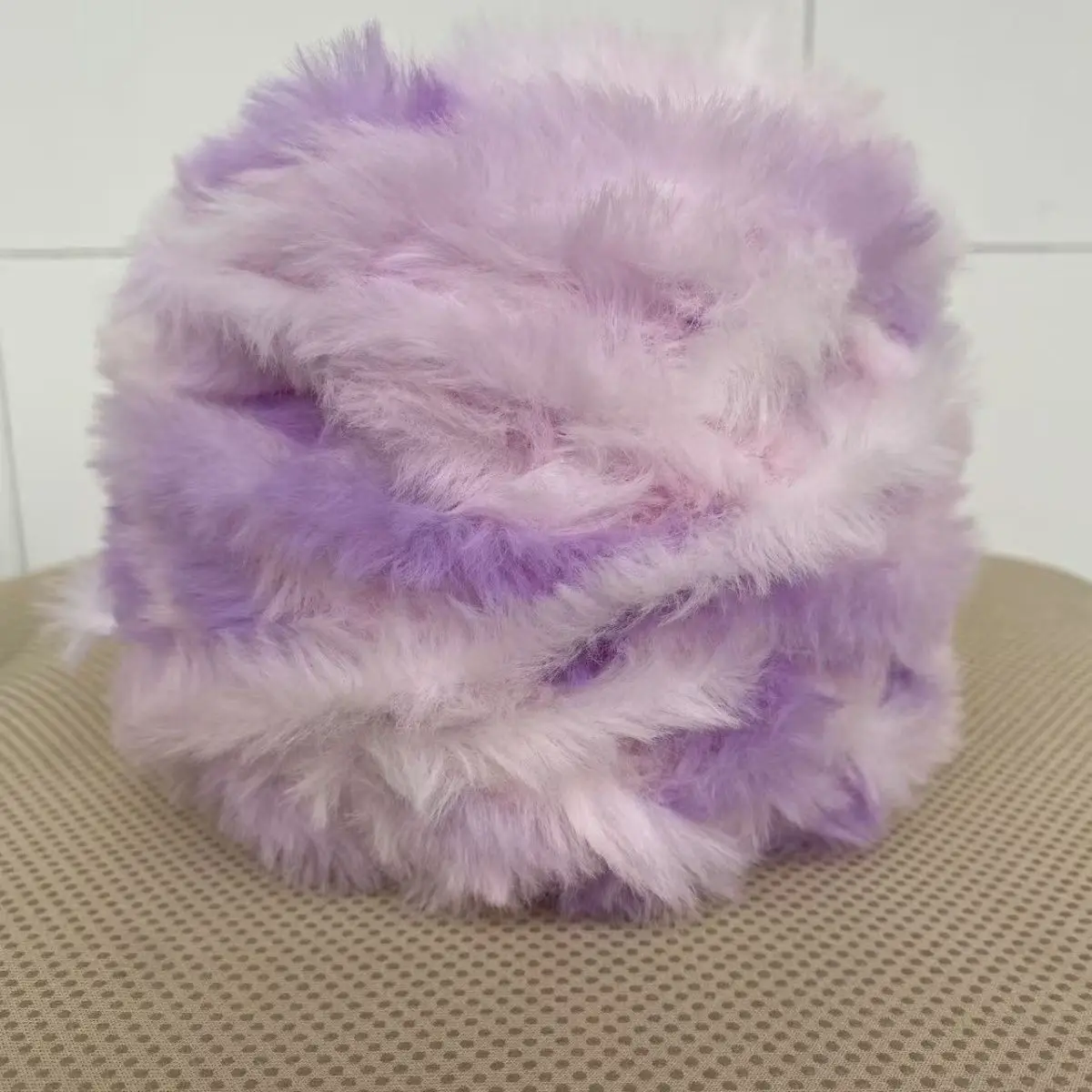 فرو المنك الشعر الطويل اليدوية الصوف أرنب الصوف الصوف الموضوع تقليد الفراء الموضوع الصوف محبوك Diy100gThread الكرة أفخم الموضوع #3
