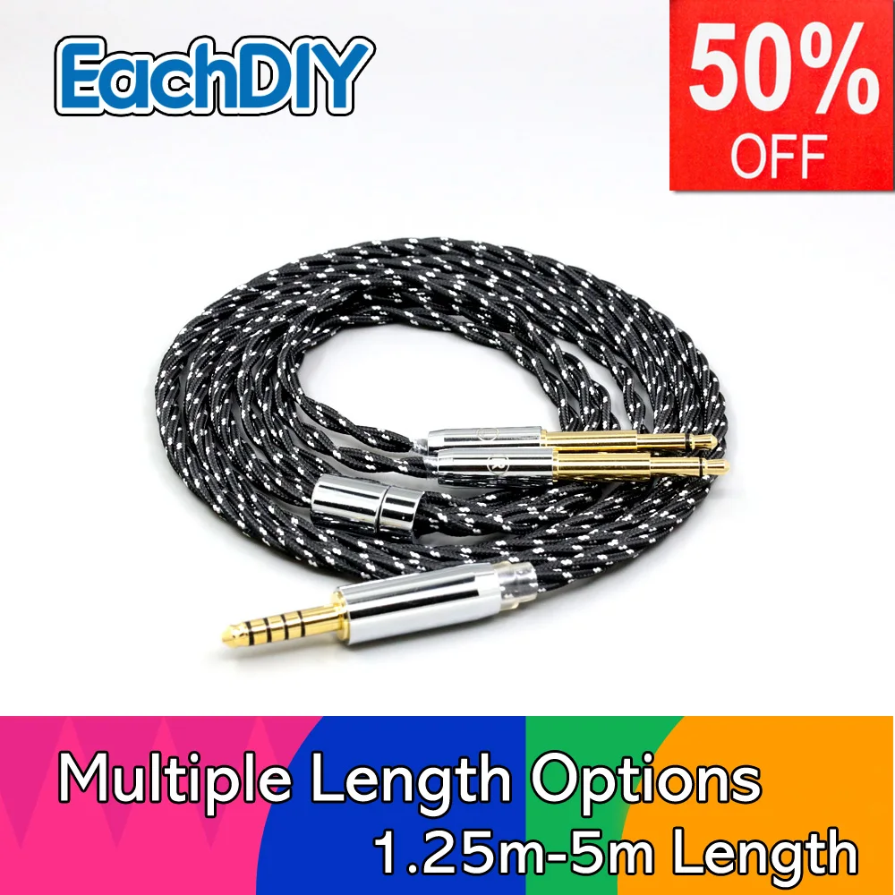 

OCC Mixed OFC Twisting Nylon Earphone Cable For Meze 99 109 pro Classics NEO NOIR Headphone LN008701