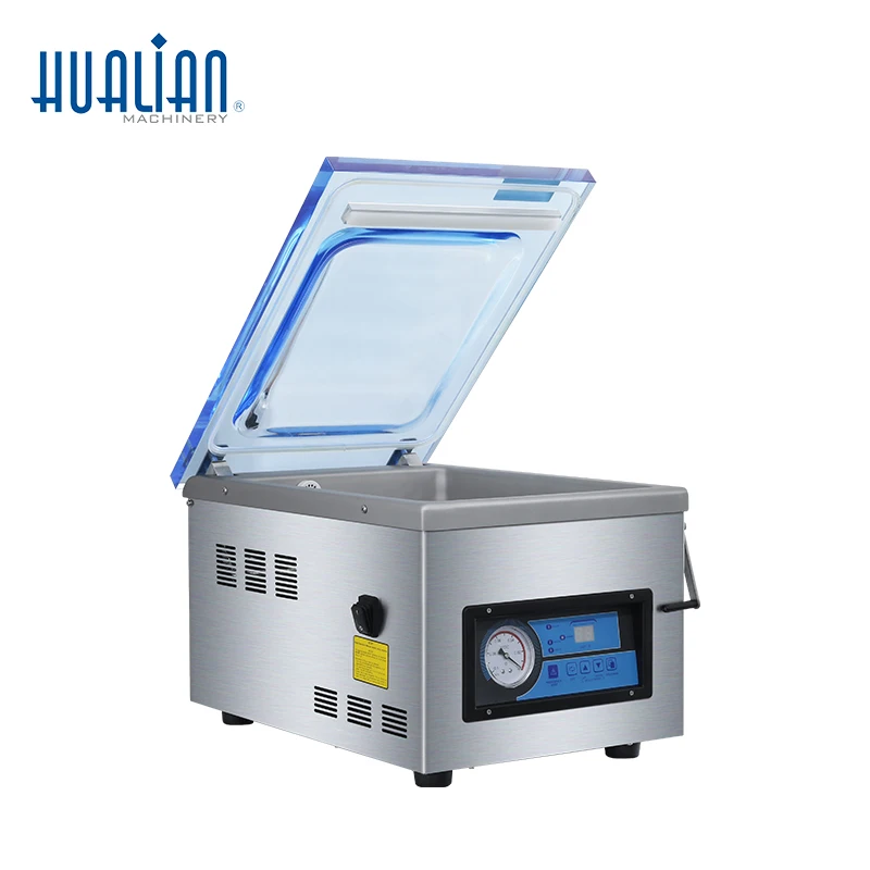 HVC-260T/1A HUALIAN Multifunctional Single Chamber Kitchen Food Vacuum Sealing Sealer Machine