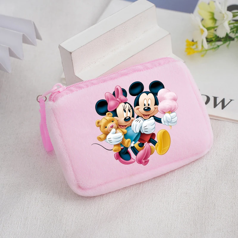 كارتون ديزني ميكي ماوس لينة محفظة للعملة أنيمي مطبوعة ميني أرقام بنين بنات المحمولة محافظ مفتاح بطاقة تخزين أكياس هدية #5