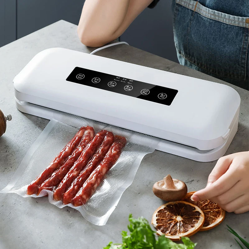 อาหารสูญญากาศสุญญากาศบรรจุถุงอัตโนมัติครัวเรือนสูญญากาศเครื่องซีล