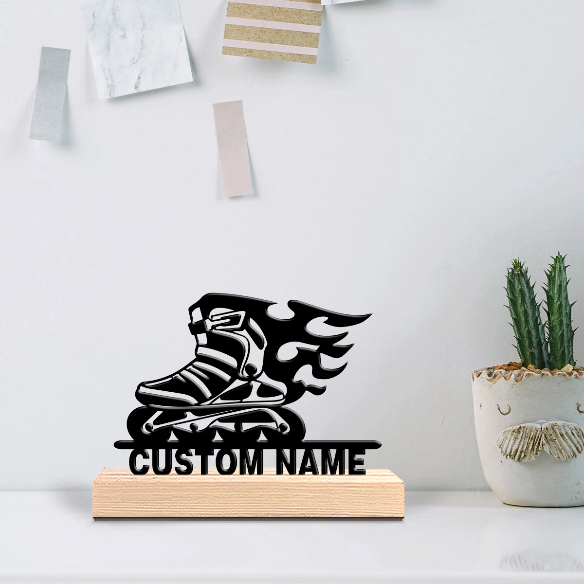 รองเท้าสเก็ตแบบมินิมอล 1 คู่ พ - Art Craft Wood บทวิจารณ์และราคา