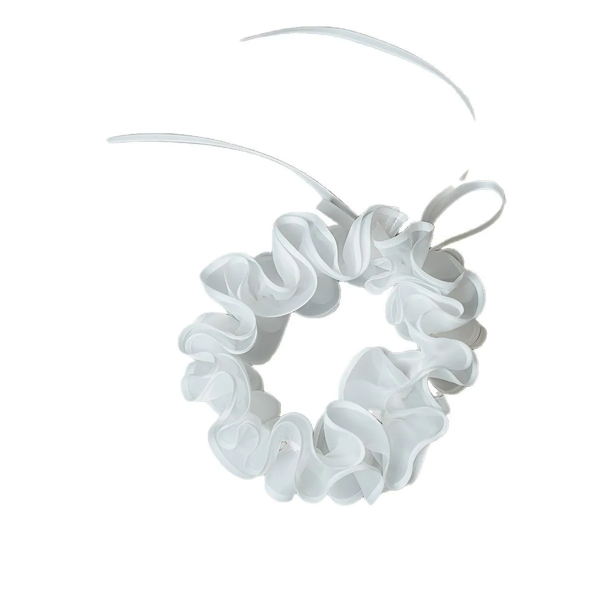 Victorian Organza Detachable Ruffle Collar Jabot Collar Neckpiece For Women And Teens Girl Fashion Costume Accessory