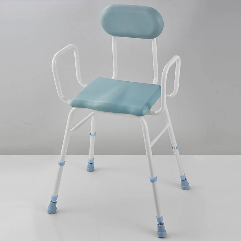 Anti-slip Backrest High Foot Shower Chair Seat Adjustable Height Bench Bathroom Chair for Elderly Disabled Shower Seat 400/350lb