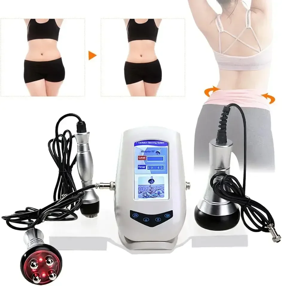 40K Abnehmen Maschine 3 in 1 Vacuum Ultrasonic Cavitation Radio Frequency RF Radiofrequenz Gerät Schönheitsmaschine