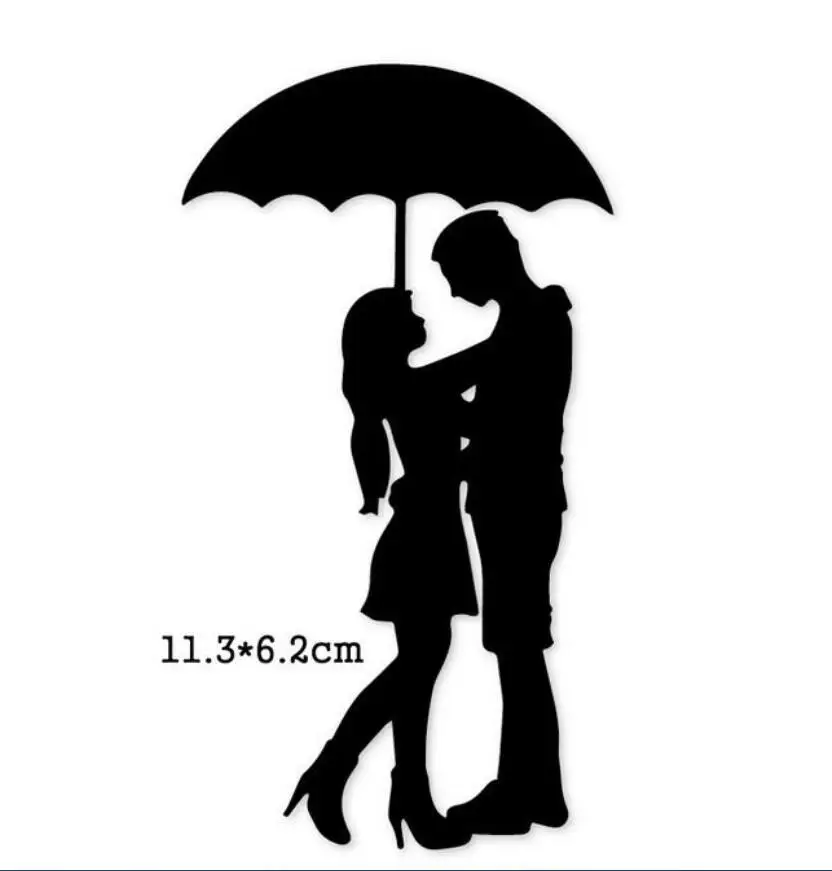 couple lovers Metal stencil mold Cutting Dies decoration scrapbook die cuts Album Paper Craft Embossing DIY Card Crafts