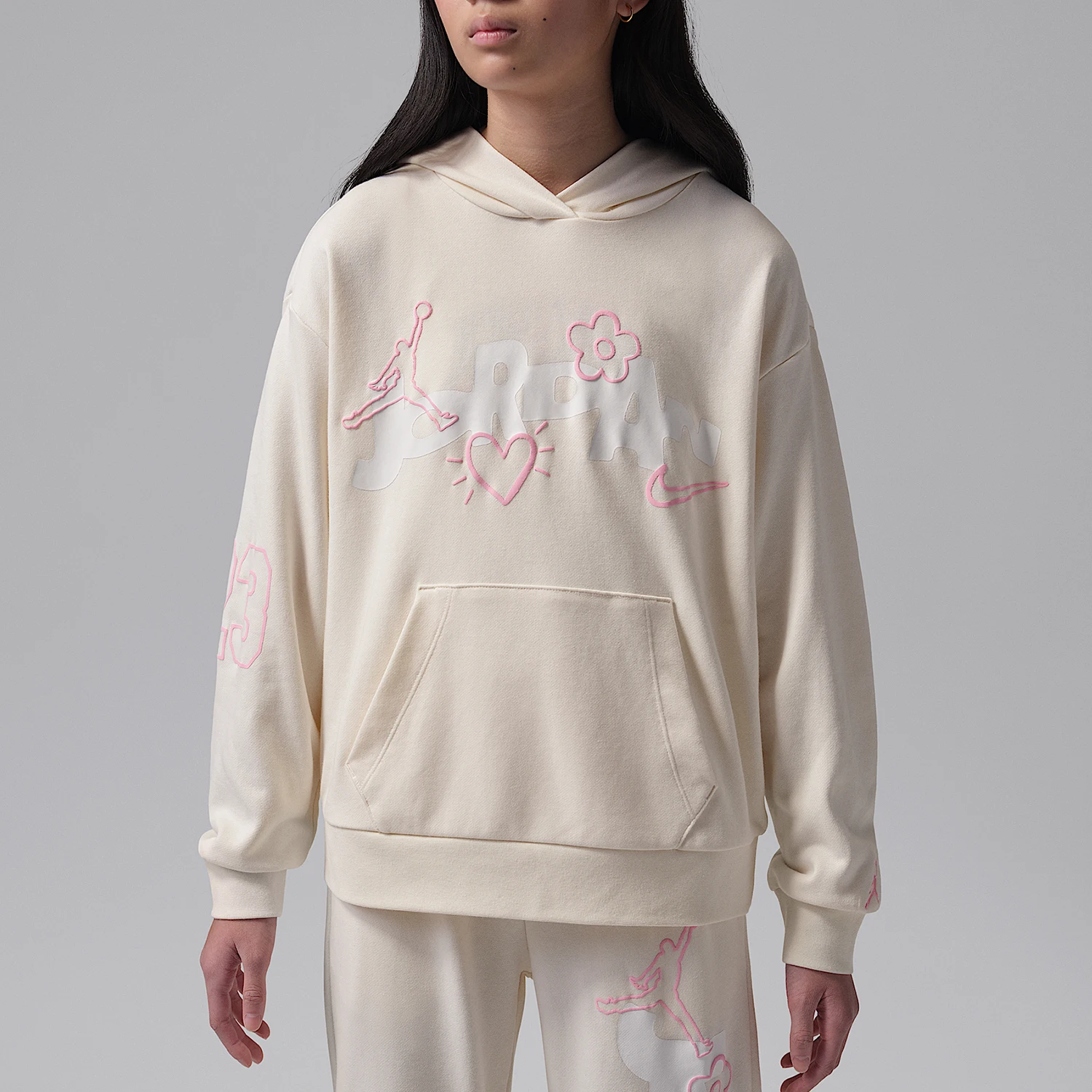 

Оригинальная повседневная толстовка Nike JORDAN для детей старшего возраста с модным принтом IW2074-110