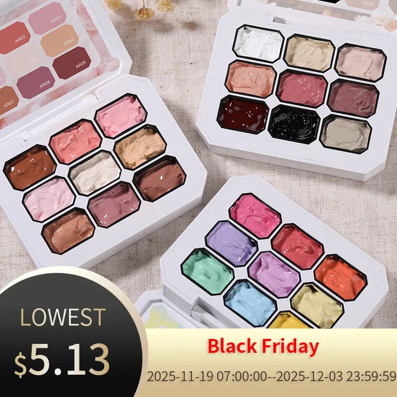 

UR SUGAR 4IN1 Pat Ombre Gel Nail Polish Easy Gradient Painting Gel for DIY French Nail Manicure Solid UV Varnishes Paint Art Gel