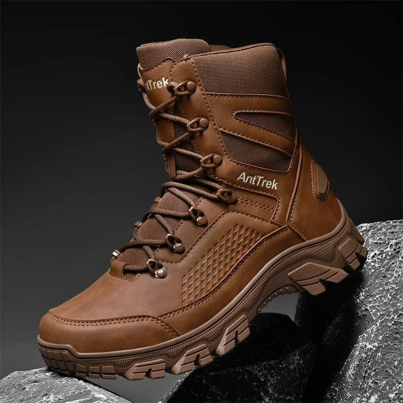 

Men's Desert Combat Boots, Outdoor Anti-slip Tactical Boots, Hiking Desert Hunting Shoes, Work Safety Men's Boots, Boots