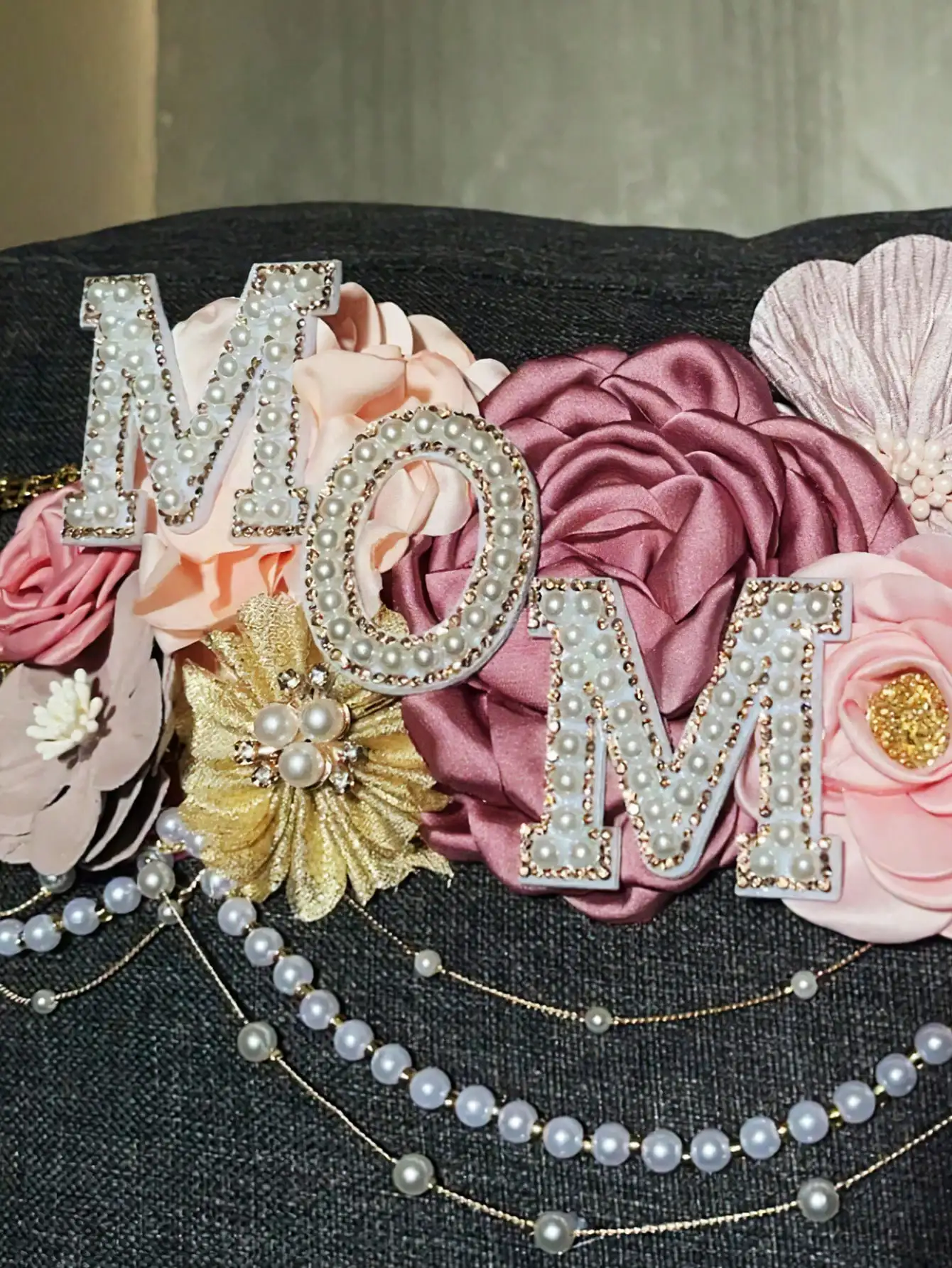 

26pcs A-Z 3D Pearl Rhinestone Letter Patches For DIY Clothes Bags Backpacks Fabric Personalized Gifts
