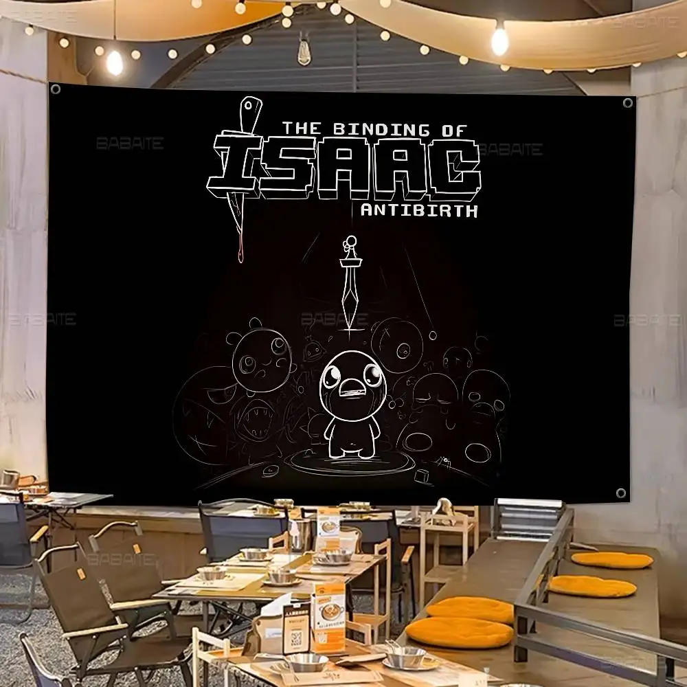 T-The Binding Of Isaac Family Gatherings Outdoor Atmosphere Flags Camping Decorations Banners
