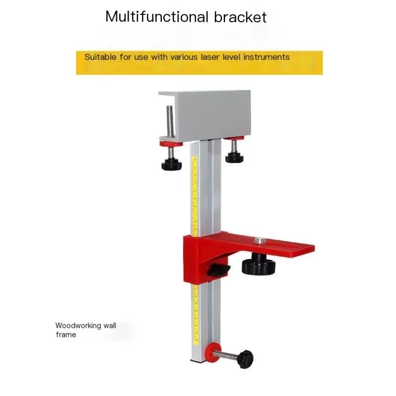 2024 Laser Level Multifunctional Woodworking Wall-mounted Lifting Ceiling Bracket 1/4'' or 5/8'' Interface With Adapter