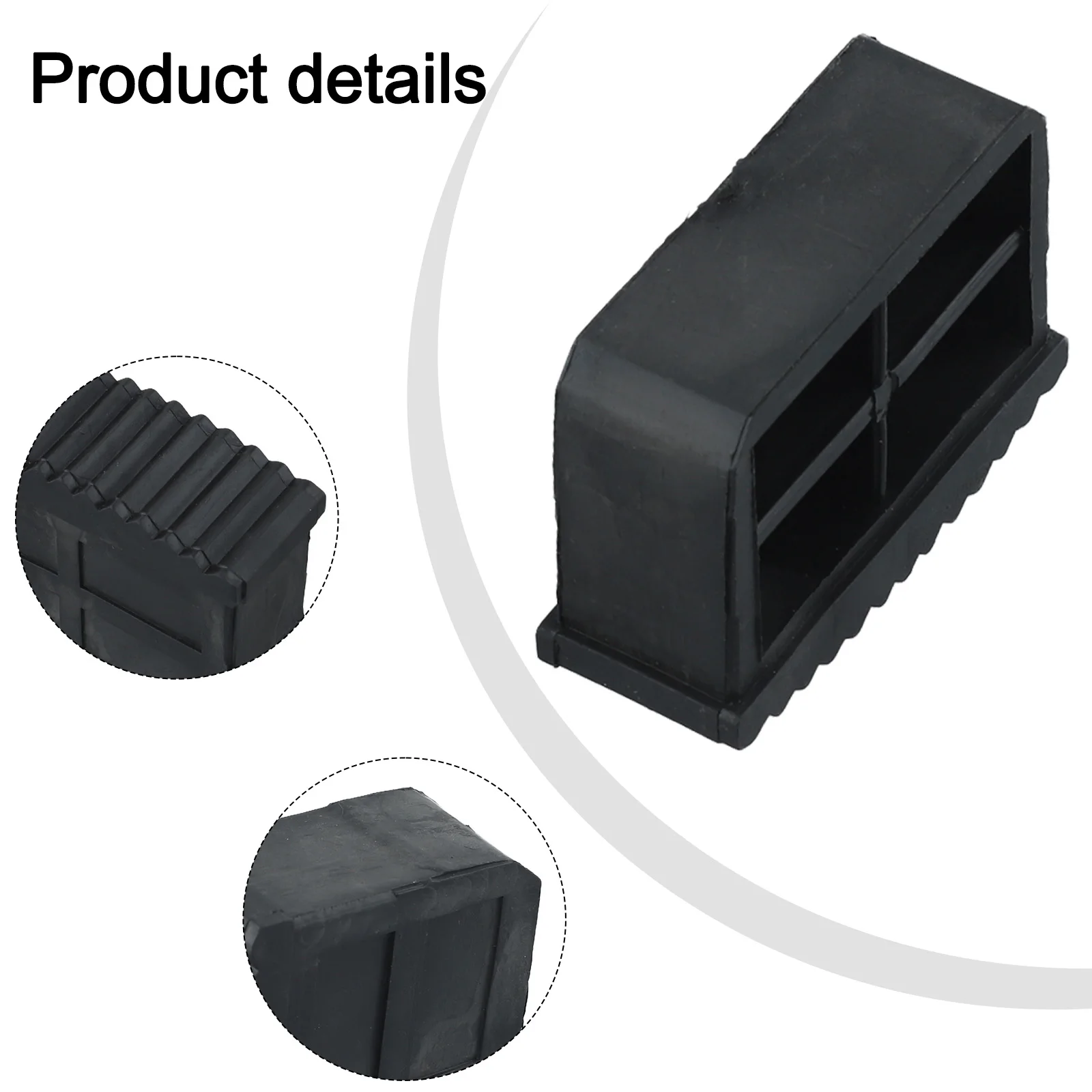 4 個の滑り止め折りたたみゴム製はしご脚足パッドフットカバー家庭用階段折りたたみ式ステップはしご滑り止め床用