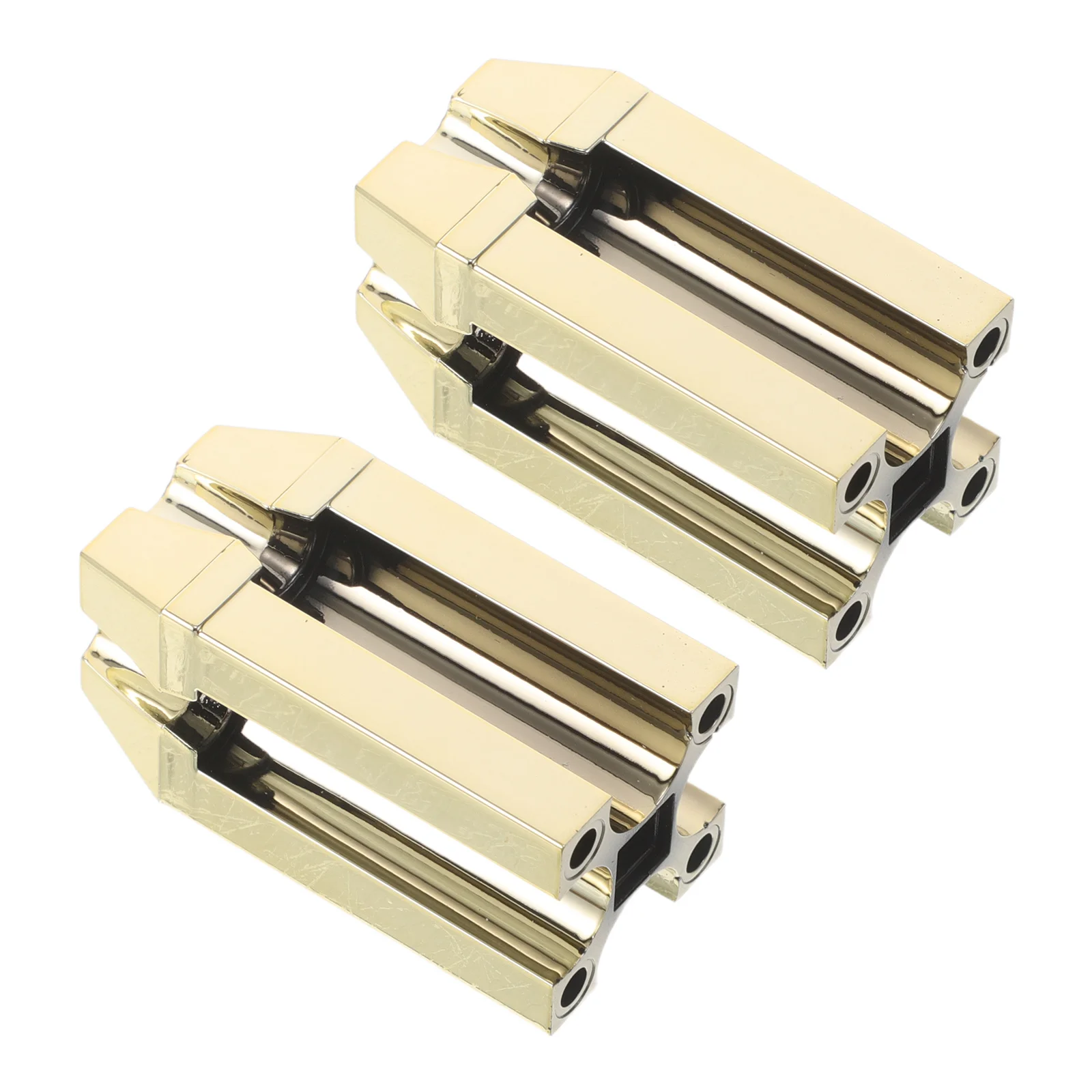 2 Pezzi Temperino Dorato per Matita Sopracciglia con Design a Fessura, Strumento di Precisione per Matite, Accessorio per Sopracciglia, Eyeliner e Labbra