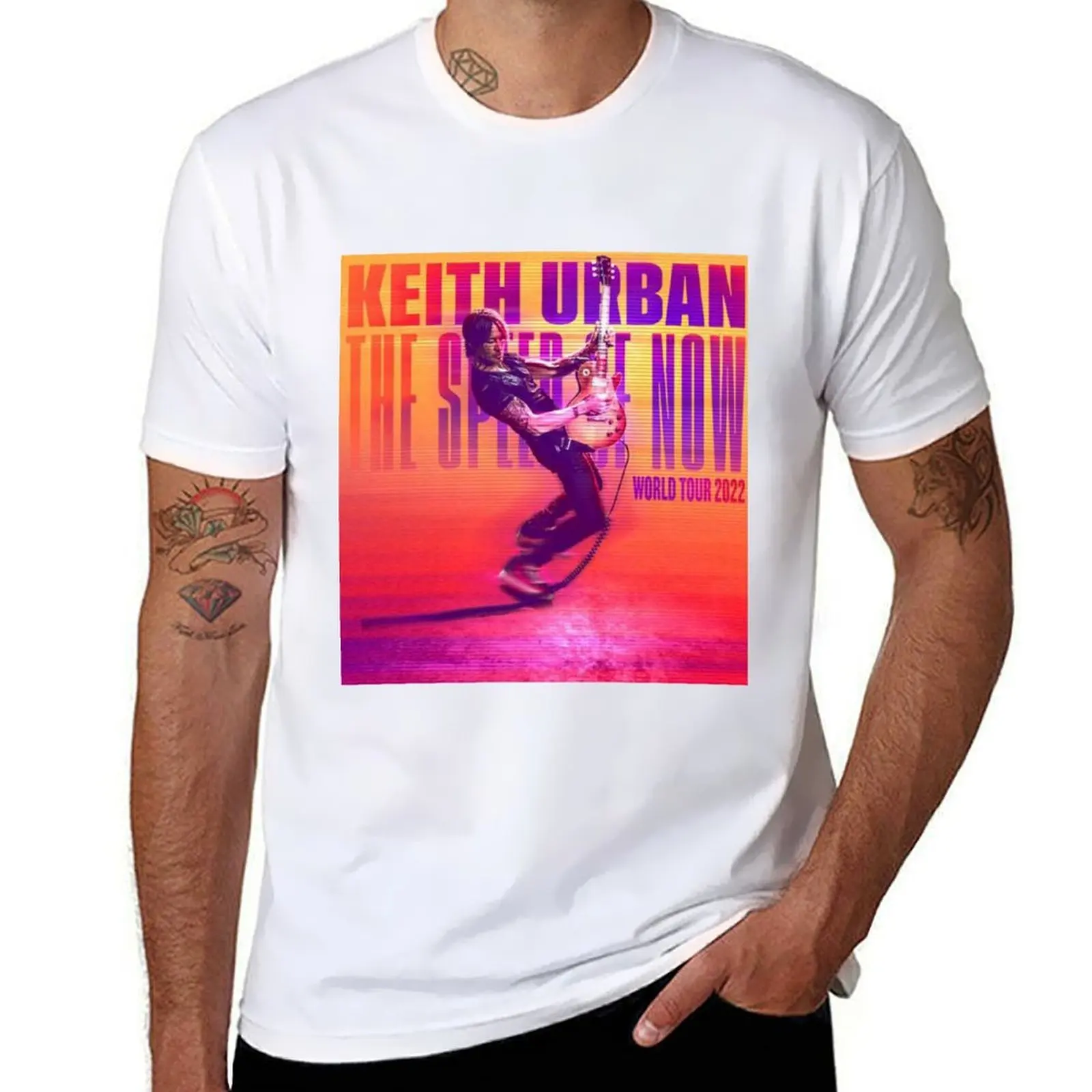 music urban keith the speed of now world tour 2022 kolaborasiii#8748 T-Shirt Simple Print Design T-Shirt
