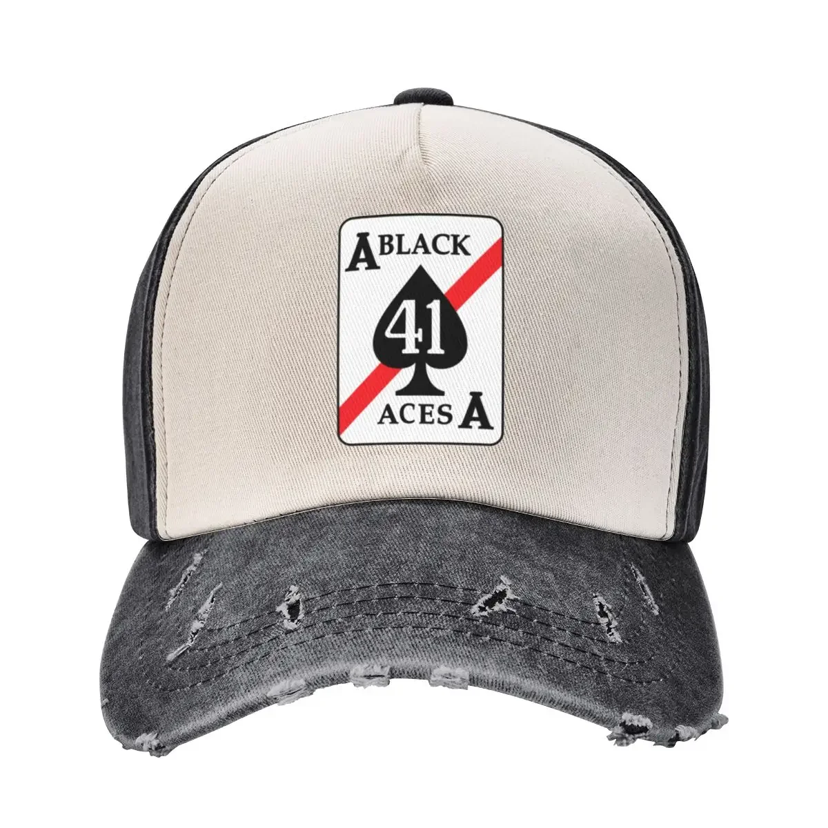 Strike Fighter Squadron 41 (VFA-41), Black Aces Baseball Cap Hood Streetwear Beach Outing hard hat Men Women's