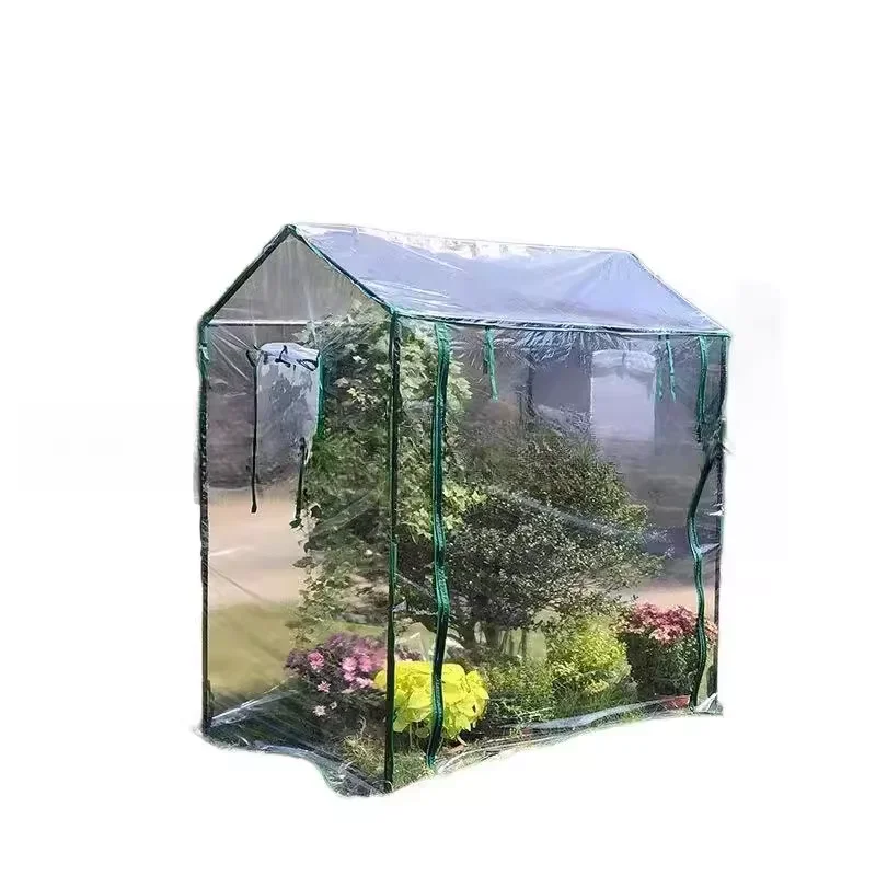 For Home Gardening Greenhouse Cover PVC Greenhouse 100x50x150 Cm Aluminum Foil Greenhouse For Garden And Terrace
