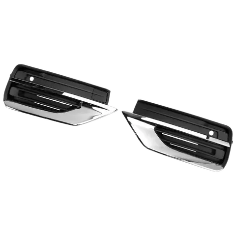 2PCS Front Bumper Fog Light Grille Fog Lamp Grille Fit for Volvo XC90 2021-2024
