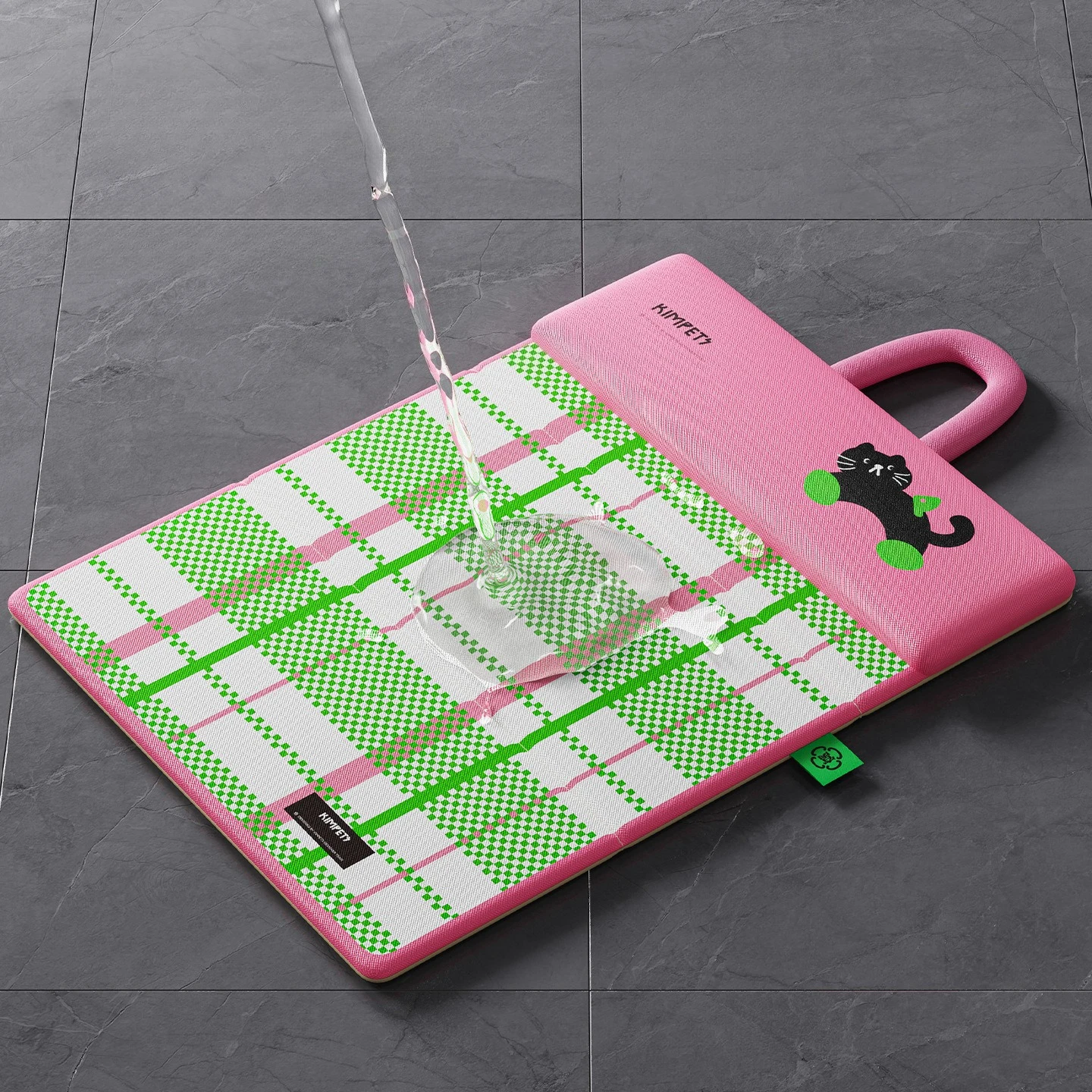 Colchoneta plegable doble cara impermeable fresca para perros y gatos - imagen 4